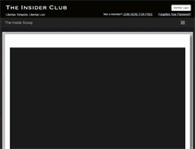 Tablet Screenshot of insiderclub.org